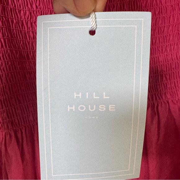 NWT Hill House Ellie Smocked Nap Dress in Lipstick Pink sz XXL - Picture 10 of 12